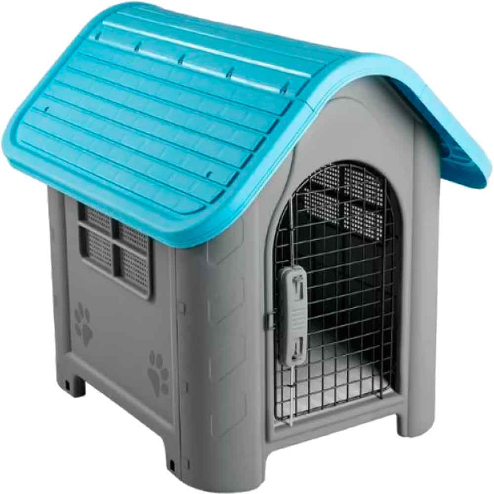 Amazon Petjoy Plastik Köpek Kulübesi Mavi
